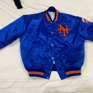 Original 90’s satin starters jacket Mets XL